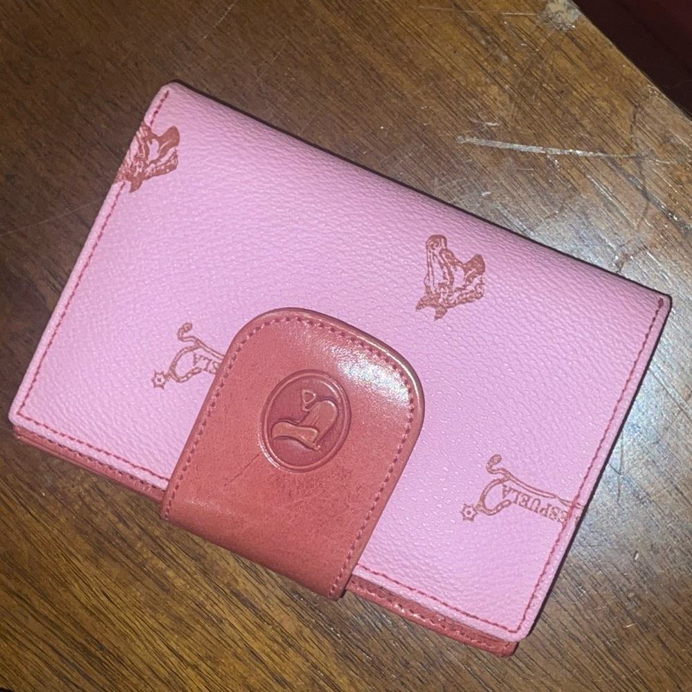 Pink and Brown Wallet